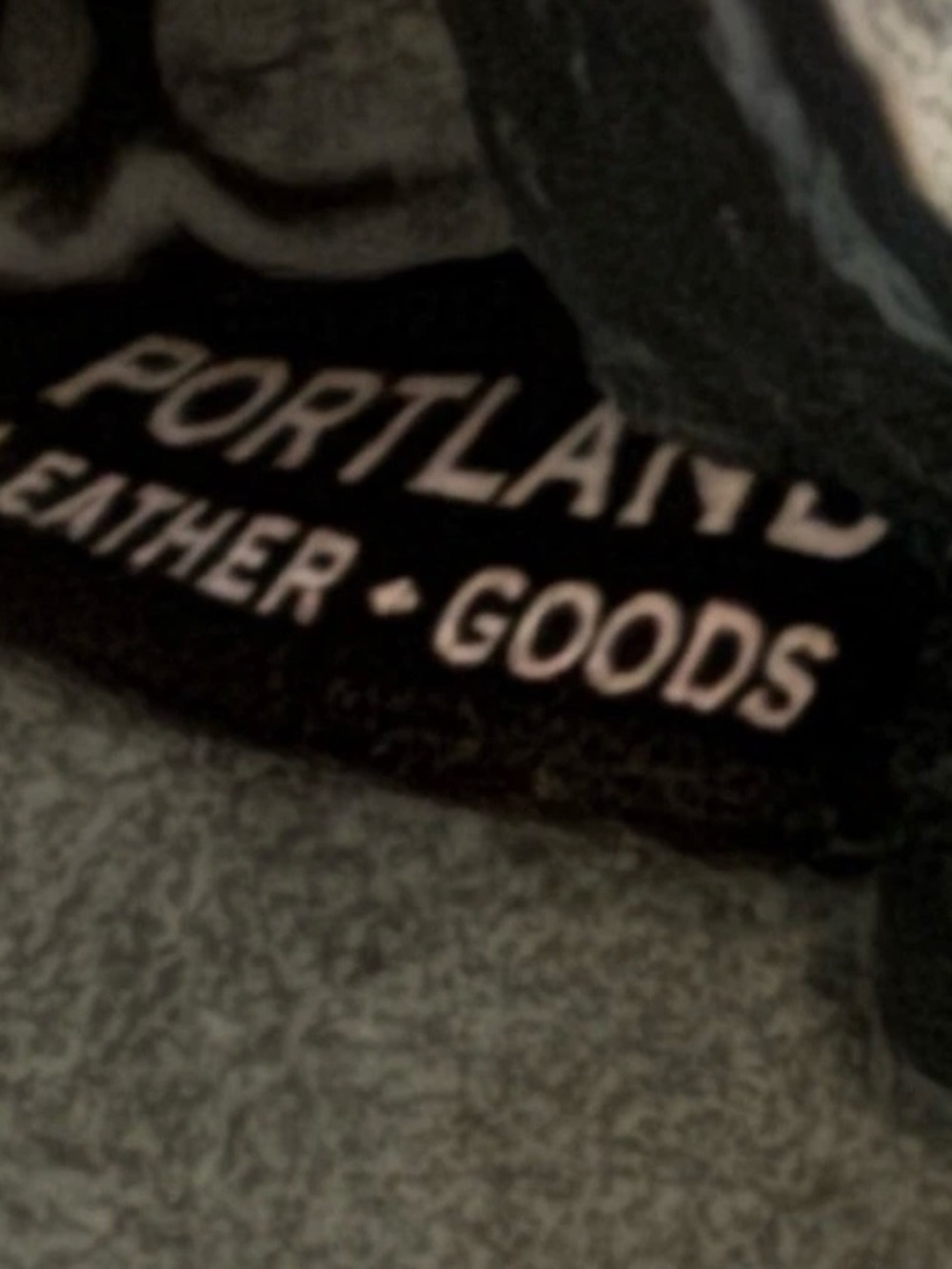 Portland Leather Goods Fortune Cookie Keychain - Picture 3 of 3